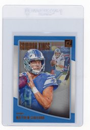 2018 Panini Donruss Matthew Stafford Gridiron Kings Football Card