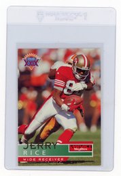 1995 Skybox Impact Jerry Rice Football Card