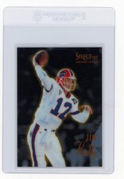 1995 Pinnacle Select Certified Edition Jim Kelly Football Card