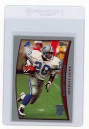 1998 Topps Season Opener Barry Sanders Football Card