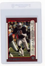1999 Bowman Tim Brown Football Card