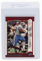 1999 Bowman Barry Sanders Football Card