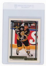 1992 Topps Gold Ray Bourque Hockey Card