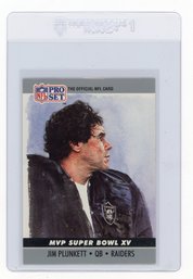 1990 Pro Set Jim Plunkett Super Bowl MVPs Football Card
