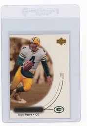 2000 Upper Deck Ovation Brett Favre Football Card