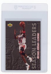 1993 Upper Deck Michael Jordan Season Leaders Basketball Card