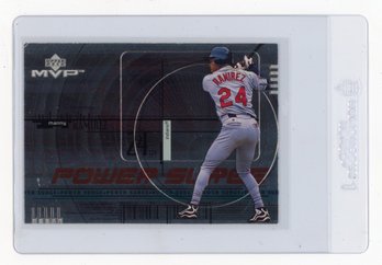 1999 Upper Deck MVP Manny Ramirez Power Surge Baseball Card