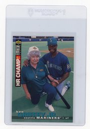 1995 Upper Deck Collector's Choice Ken Griffey Jr. AL HR Champ Baseball Card
