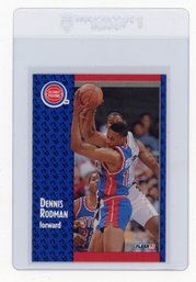 1991 Fleer Dennis Rodman Basketball Card
