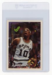 1994 Topps Dennis Rodman Rebound Hound Basketball Card