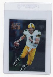 1996 Pinnacle Select Certified Edition Brett Favre Silver Spirals Football Card