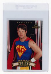 1997 Pinnacle Brett Favre Football Card