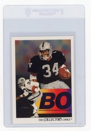 1991 Upper Deck Bo Jackson Los Angeles Raiders Checklist Football Card