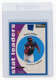 1994 Upper Deck Collector's Choice Kenny Lofton Special Edition Stat Leaders Baseball Card