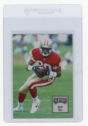 1993 Playoff Jerry Rice Football Card