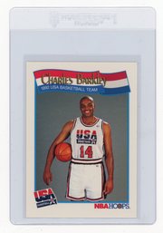 1991 NBA Hoops Charles Barkley USA Basketball Card