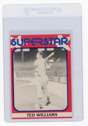 1982 Superstar Ted Williams Baseball Card