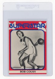 1982 Superstar Bob Cousy Basketball Card