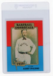 1980 SSPC Baseball Immortals Albert Spalding 1st Printing Baseball Card
