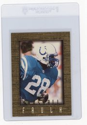 1996 Fleer Ultra Sensations Marshall Faulk Football Card