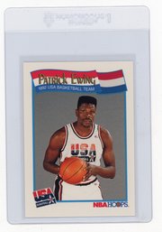 1991 NBA Hoops Patrick Ewing USA Basketball Card