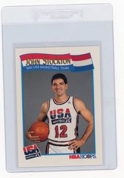 1991 NBA Hoops John Stockton USA Basketball Card