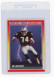 1990 Score Bo Jackson Ground Force Football Card