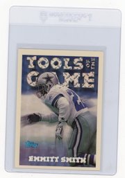 1994 Topps Emmitt Smith Tools Of The Game Football Card