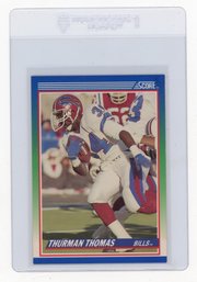 1990 Score Thurman Thomas Football Card