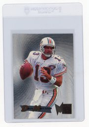 1995 Fleer Metal Dan Marino Silver Flasher Football Card