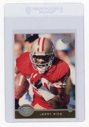1996 Donruss Leaf Jerry Rice Football Card