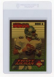 1994 Collector's Edge Troy Aikman The Boss Squad Acetate Football Card