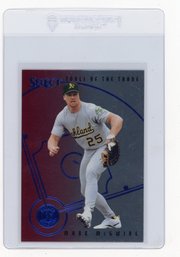 1997 Pinnacle Select Mark McGwire Frank Thomas Tools Of The Trade Baseball Card