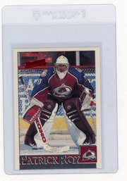 1996 Bowman Patrick Roy Hockey Card