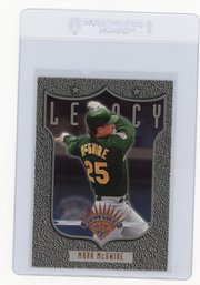 1997 Donruss Leaf Mark McGwire Legacy Baseball Card