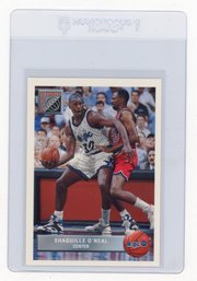 Shaquille O'Neal Rookie Card 1992 Upper Deck McDonalds Future Force Basketball Card