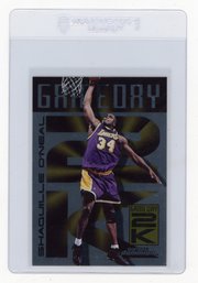 1999 Fleer Skybox Dominion Shaquille O'Neal Game Day Basketball Card