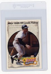 1993 Upper Deck Hank Aaron Baseball Heroes Baseball Card