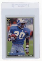 1995 Upper Deck Collector's Choice Barry Sanders Players Club Football Card