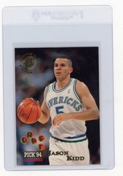 Jason Kidd Rookie Card 1994 Topps Stadium Club Basketball Card