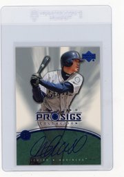 2004 Upper Deck Diamond Prosigs Collection Ichiro Baseball Card