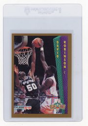 1992 Fleer David Robinson Slam Dunk Basketball Card