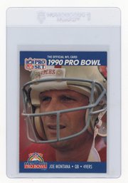 1990 Pro Set Joe Montana Pro Bowl Football Card