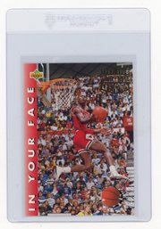 1992 Upper Deck Michael Jordan In Your Face Basketball Card