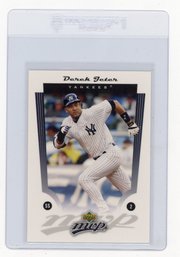 2005 Upper Deck MVP Derek Jeter Baseball Card