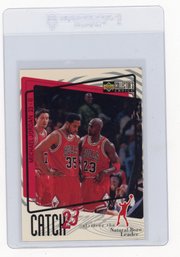 1997 Upper Deck Collector's Choice Michael Jordan Catch 23 Basketball Card