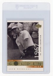 2001 Upper Deck Jack Nicklaus The Golden Bear Golf Card