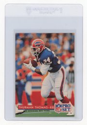 1992 Pro Set Thurman Thomas Football Card