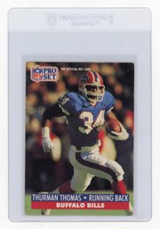 1991 Pro Set Thurman Thomas Football Card