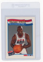 1991 NBA Hoops Michael Jordan USA Basketball Card